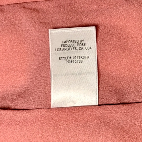 New anthropologie, Endless Rose Mauve lace up velvet mini skirt - size  Small - Picture 8 of 10